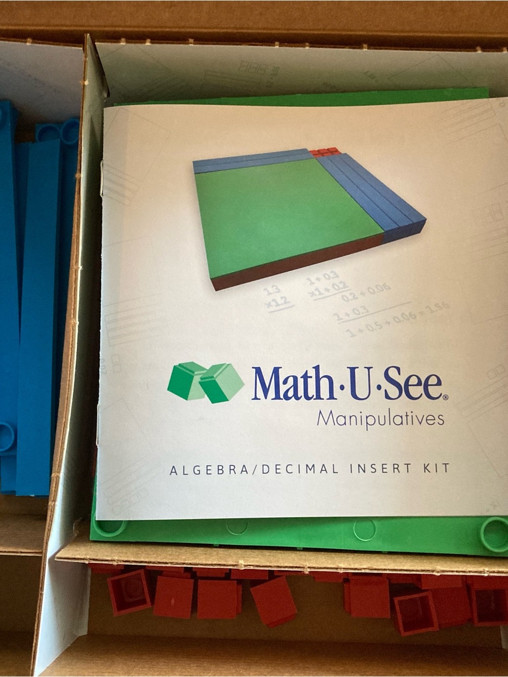 Math-U-See Algebra/Decimal Insert Kit - Picture 2 of 3